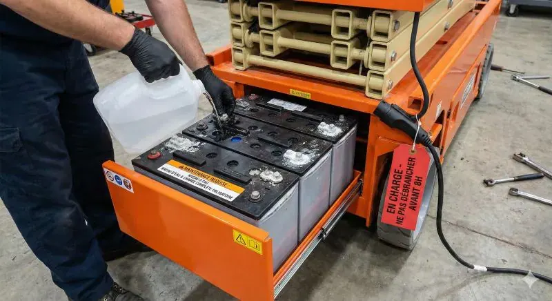 Batteries Plomb vs Lithium : Quelle autonomie réelle pour votre nacelle électrique ?